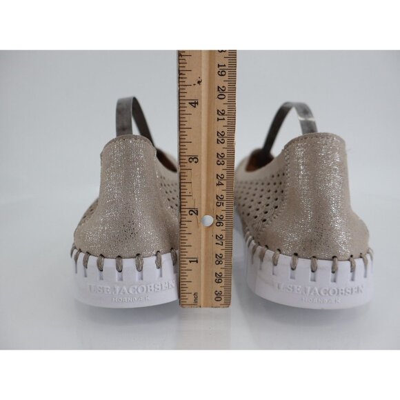 Ilse Jacobsen Women Tulip Bit Platform Slip On Shoe Size 40 10 Tan Metallic - Picture 7 of 12